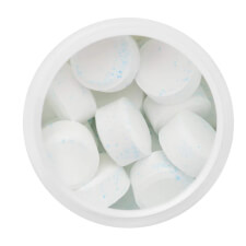 The Lay-Z-Spa Clearwater 1kg Multifunction Chlorine Tablets Inside Package.