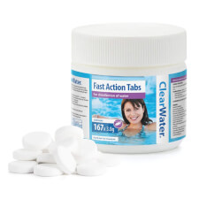 The Lay-Z-Spa Clearwater Fast Action Tablets.