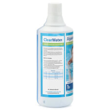 The Lay-Z-Spa Clearwater Algaecide Bottle Instructions.