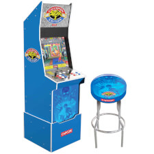 Arcade1Up Street Fighter II™ Big Blue Arcade inc. Stool & Riser