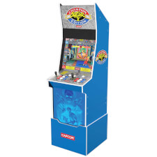 Arcade1Up Street Fighter II™ Big Blue Arcade inc. Stool & Riser