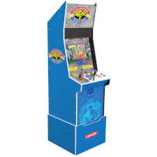 Arcade1Up Street Fighter II™ Big Blue Arcade inc. Stool & Riser