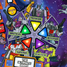 The Transformers: More Than Meets The Eye Pro Pinball Machine by Stern Artwork.