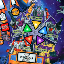 The Transformers: More Than Meets The Eye Premium Pinball Machine Artwork by Stern.