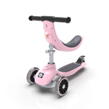 The Ride-Ezy Kick & Go Ride On & Scooter in Blossom colour option.