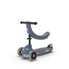The Ride-Ezy Kick & Go Ride On & Scooter in Thundercloud colour option.