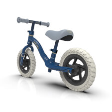 The Ride-Ezy Go Balance Bike in Blue/Silver Colour Option...