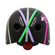 The Ride-ezy Hector Helmet (48-53cm) in Black Colour Option.