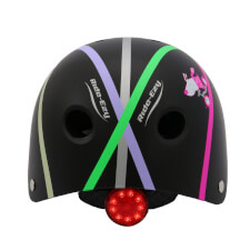 The Ride-ezy Hector Helmet (48-53cm) in Black Colour Option.