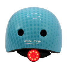 The Ride-ezy Hector Helmet (48-53cm) in Kingfisher Colour Option.