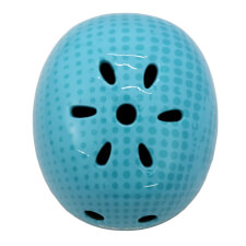 The Ride-ezy Hector Helmet (48-53cm) in Kingfisher Colour Option.