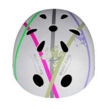 The Ride-ezy Hector Helmet (48-53cm) in White Colour Option.