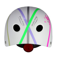 The Ride-ezy Hector Helmet (48-53cm) in White Colour Option.