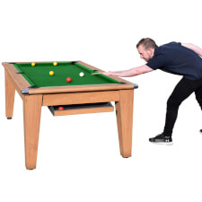 Playing a shot on the Classic Diner