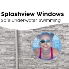 The Steel Pro Max Splashview Oval Pool Window.