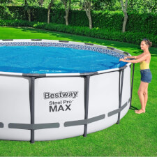 The 15ft Steel Pro Frame Solar Cover.