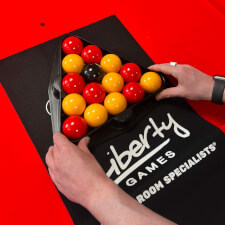 The Liberty Games racking cloth.