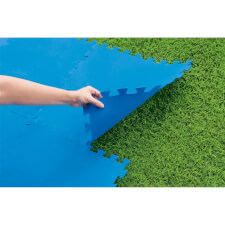 The 20-inch floor panels interlocking.