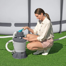 The Pool Sand Filter & Pump 950Gal.