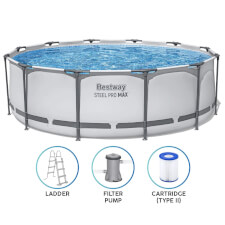 The Steel Pro Max 2 Pool Set.