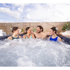 People enjoying the Lay-Z-Spa Copenhagen AirJet Hot Tub.