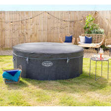 The Lay-Z-Spa Copenhagen AirJet Hot Tub with Cover.