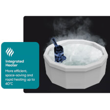 The Lay-Z-Spa Copenhagen AirJet Hot Tub Heated System.