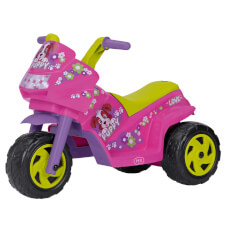 The Mini Puppy Ride On Motorbike Side View.