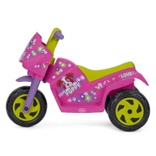 The Mini Puppy Ride On Motorbike Side View.