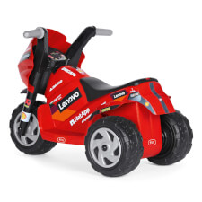 The Ducati Mini EVO Ride On Motorbike Back View.