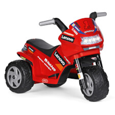 The Ducati Mini EVO Ride On Motorbike Side View.