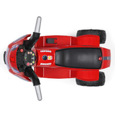 The Ducati Mini EVO Ride On Motorbike Up View.