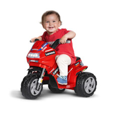 Kid Riding the Ducati Mini EVO Ride On Motorbike.