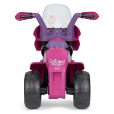 The Little Singer Ride On Motorbike Back.