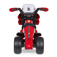 The Ducati Desmosedici EVO Ride On Motorbike Back View.