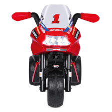 The Ducati Desmosedici EVO Ride On Motorbike Front View.