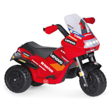 The Ducati Desmosedici EVO Ride On Motorbike Side View.