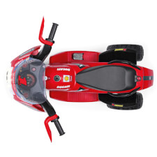 The Ducati Desmosedici EVO Ride On Motorbike Up View.
