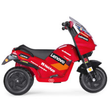 The Ducati Desmosedici EVO Ride On Motorbike Side View.