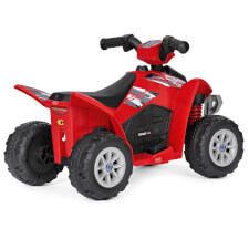 The Polaris Mini Ride On Motorbike Back View.