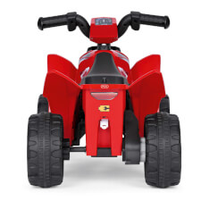 The Polaris Mini Ride On Motorbike Back View.