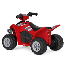 The Polaris Mini Ride On Motorbike Back View.