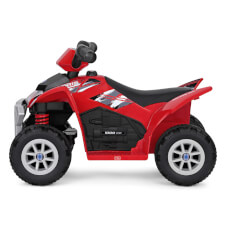 The Polaris Mini Ride On Motorbike Side View.