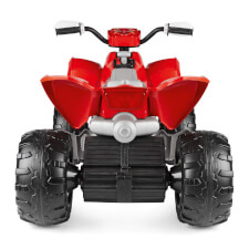 The Polaris Outlaw 330W Ride On Motorbike in Red.