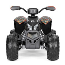 The Polaris Outlaw 330W Ride On Motorbike in Camo.
