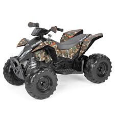 The Polaris Outlaw 330W Ride On Motorbike in Camo.