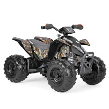 The Polaris Outlaw 330W Ride On Motorbike in Camo.