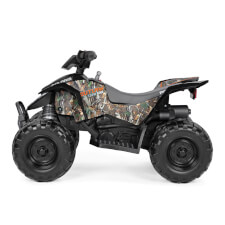 The Polaris Outlaw 330W Ride On Motorbike in Camo.