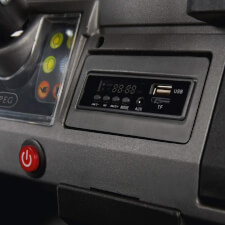 The Peg Perego Gaucho XP Electric Ride-On Quad Dashboard.