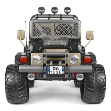 The Peg Perego Gaucho XP Electric Ride-On Quad Front View.